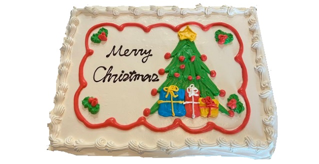 コストコクリスマス2021　ハーフシードケーキ